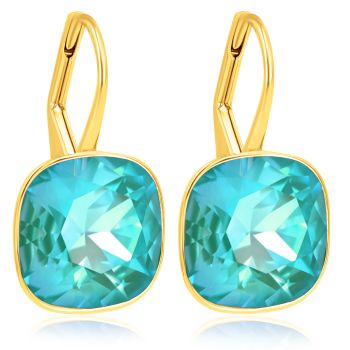 NOBEL SCHMUCK Ohrringe Gold Laguna Delite Markenkristallen 925 Silber