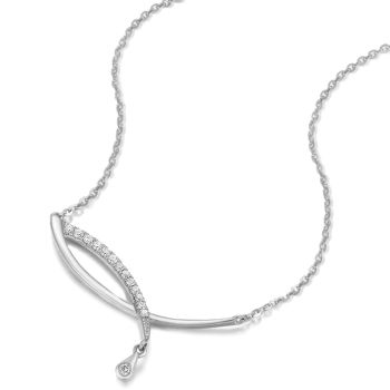 Damen-Kette 925 Sterling Silber Gold Rosegold Zirkonia von NOBEL SCHMUCK