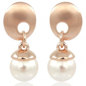 Perlen-Ohrringe Damen Ohrstecker modern farbig NOBEL SCHMUCK 
