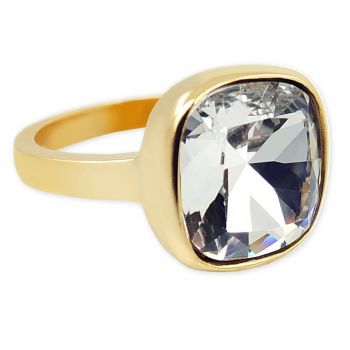 Damen-Ring Gold mit Markenkristall NOBEL SCHMUCK