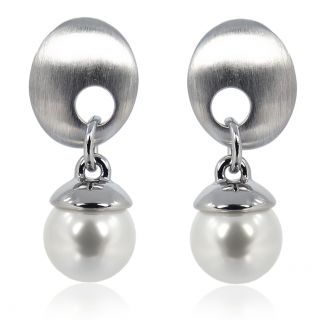 Perlen-Ohrringe Silber Schmuck mit Perlen Damen Ohrstecker NOBEL SCHMUCK