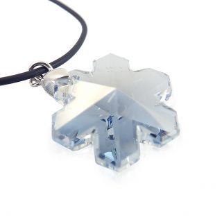 Schneeflocke von Kristalle von Swarovski® 925iger Silber - Farbe Indian Sapphire - Made in Germany