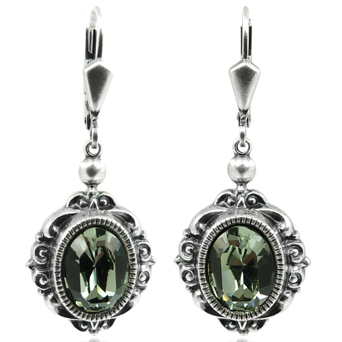 Charm 925 Versilbert Retro Ohrringe Für Damen Modeschmuck Labor-erstellt